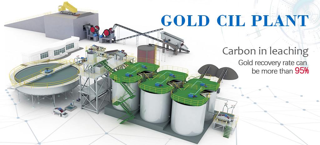Gold ore processing plant