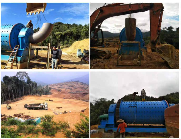 Graphite ore processing line