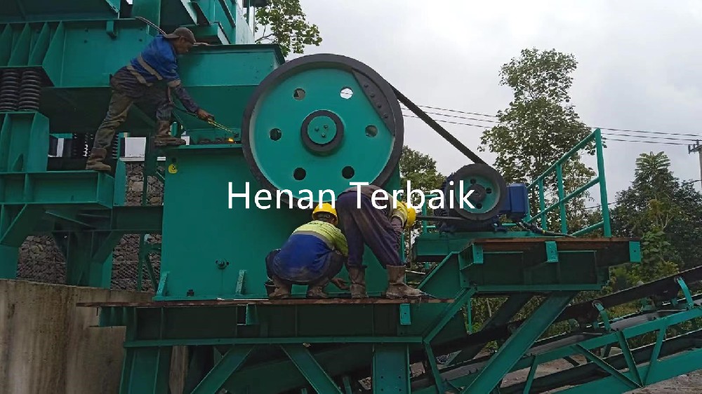 350tph Gravel crushing plant