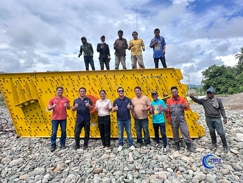 Henan Terbaikmachinery Delivers High-Efficiency 200-300TPH River sand Stone Separator Plant in Tagum