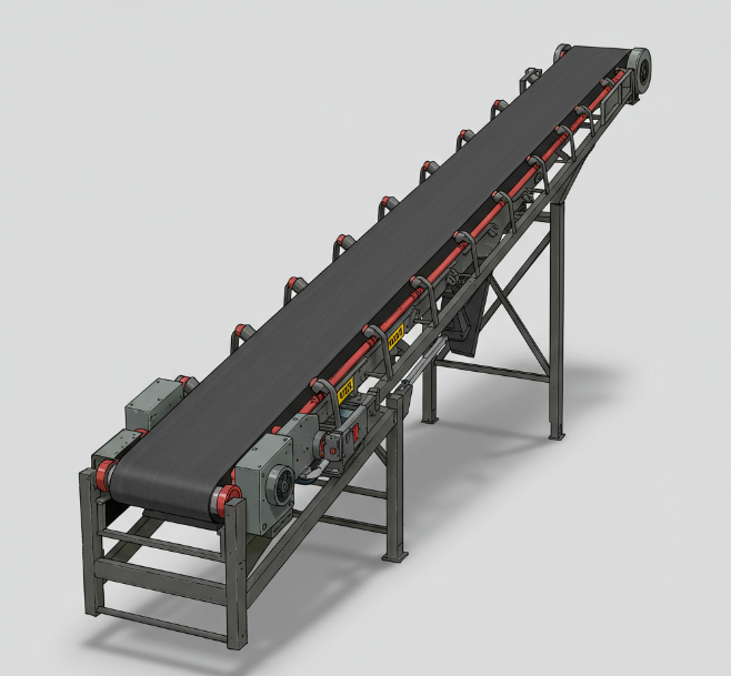 Anti-deviation measures and their application for conveyor belt in stone aggregates crushing plant