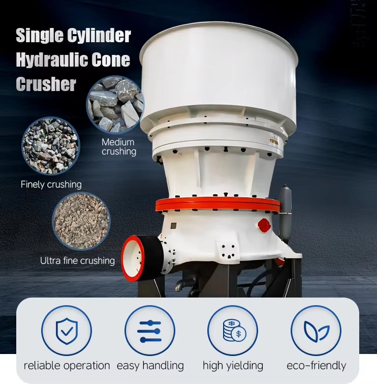 DP Series Single Cylinder Hydraulic cone crusher(图1)