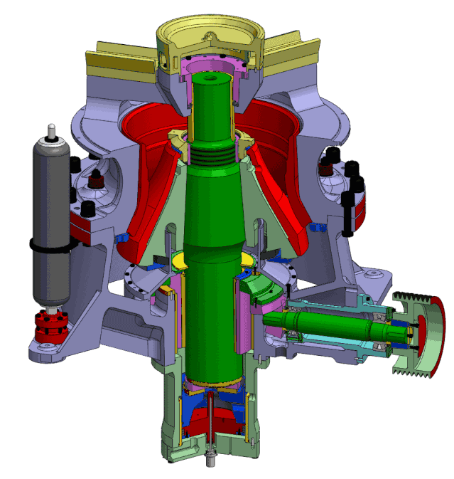 DP Series Single Cylinder Hydraulic cone crusher(图1)