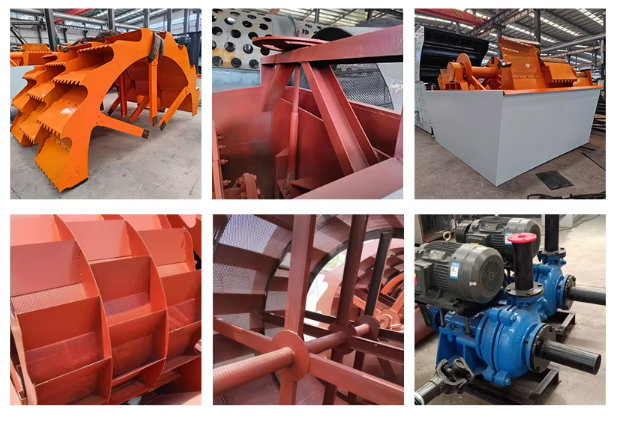 Wheel Bucket Sand Washing Machine Sand Washing Machine Screw Sand Washer(图2)