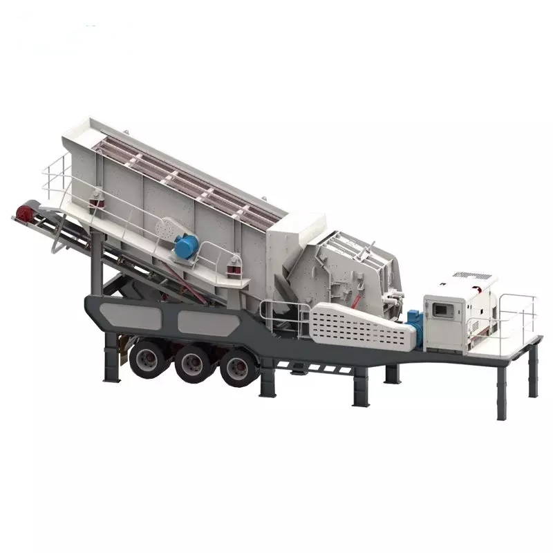 Mobile Impact Crushing Plant For Aggregate Crushing