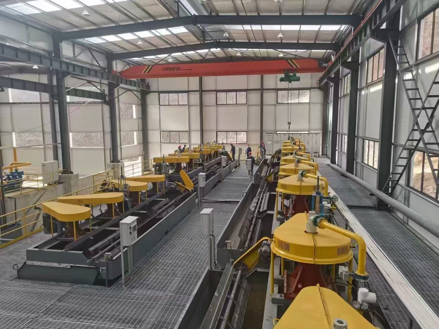 Copper ore flotation process flow and equipment configuration